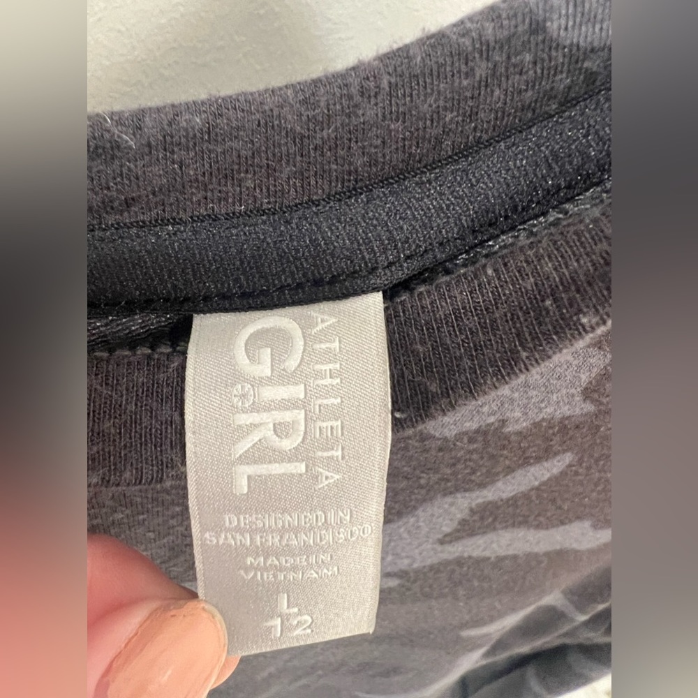 ATHLETA GIRL CAMO TOP